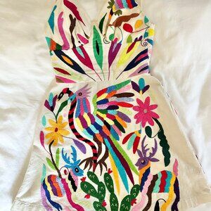 Handmade Embroidered Otomi Dress